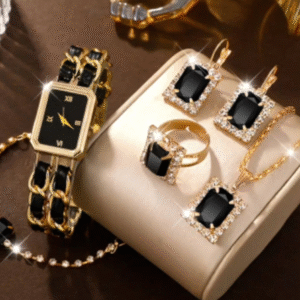 Conjunto Élisé Noir D’Or