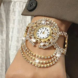 Relógio Glamour Royale Femme Gold