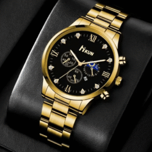 Relógio HKUN Gold Chronograph Edition