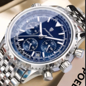 POEDAGAR – Relógio de Negócios Prateado GN