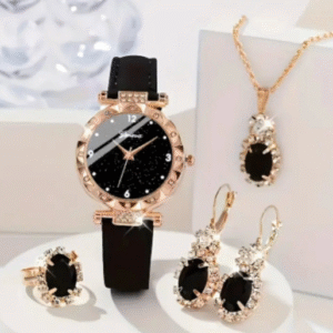 Conjunto Noir Élégance - Relógio